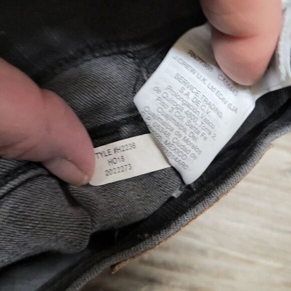 Madewell Jeans Womens Size 25 Tall 9" High Rise Skinny Washed Black - Picture 12 of 13